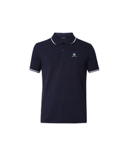 Jack & Jones Men's Tipping Polo T-Shirt Navy Blue